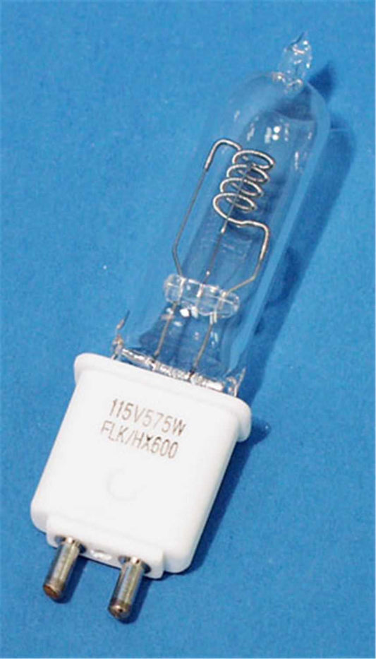 HX-600 115V 575W Halogen Lamp - 300 Hour - PSSL ProSound and Stage Lighting