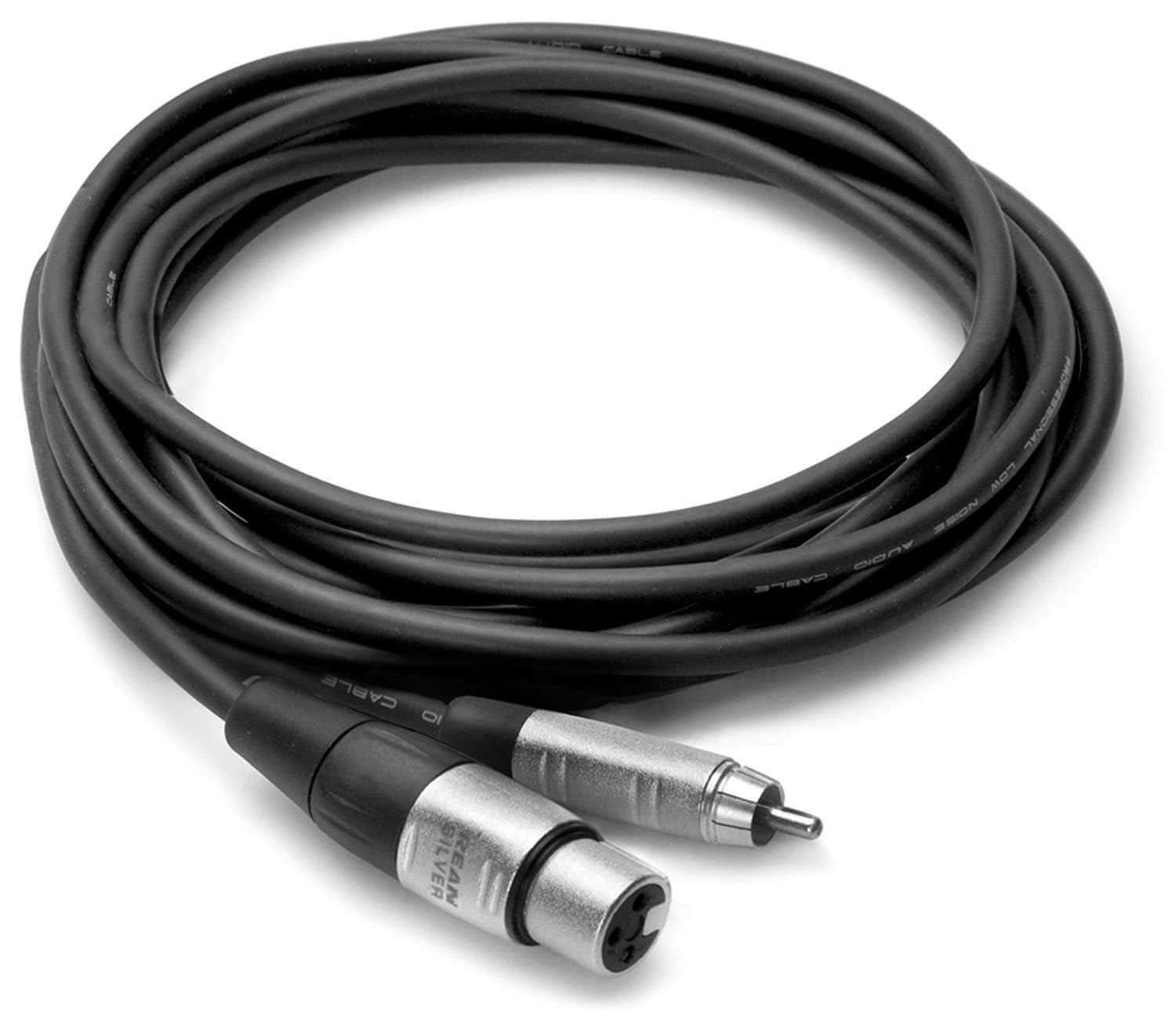 Professional 15 ft Single XLR (F) To RCA (M) Cable - PSSL ProSound and Stage Lighting