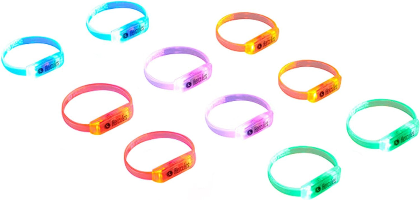 Hercules Her LED Wristband 10-Pack - PSSL ProSound and Stage Lighting