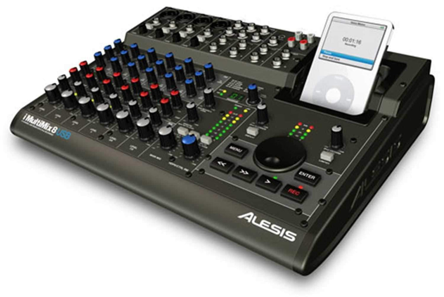 Alesis iMultimix-8USB 8Ch USB Mixer/iPod Recorder - PSSL ProSound and Stage Lighting