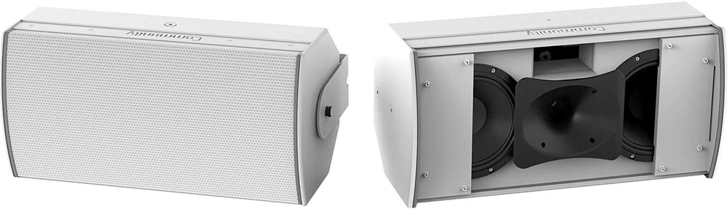 Community IC6-2082WT26 Dual 2-Way 8in Speaker Grey - PSSL ProSound and Stage Lighting