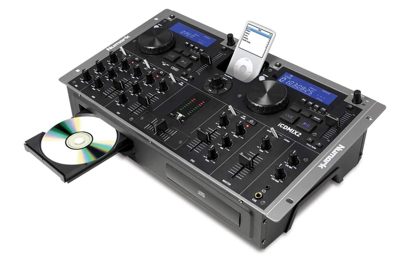 Numark ICDMIX 2 Dual CD Mixer System with iPod Dock - PSSL ProSound and Stage Lighting