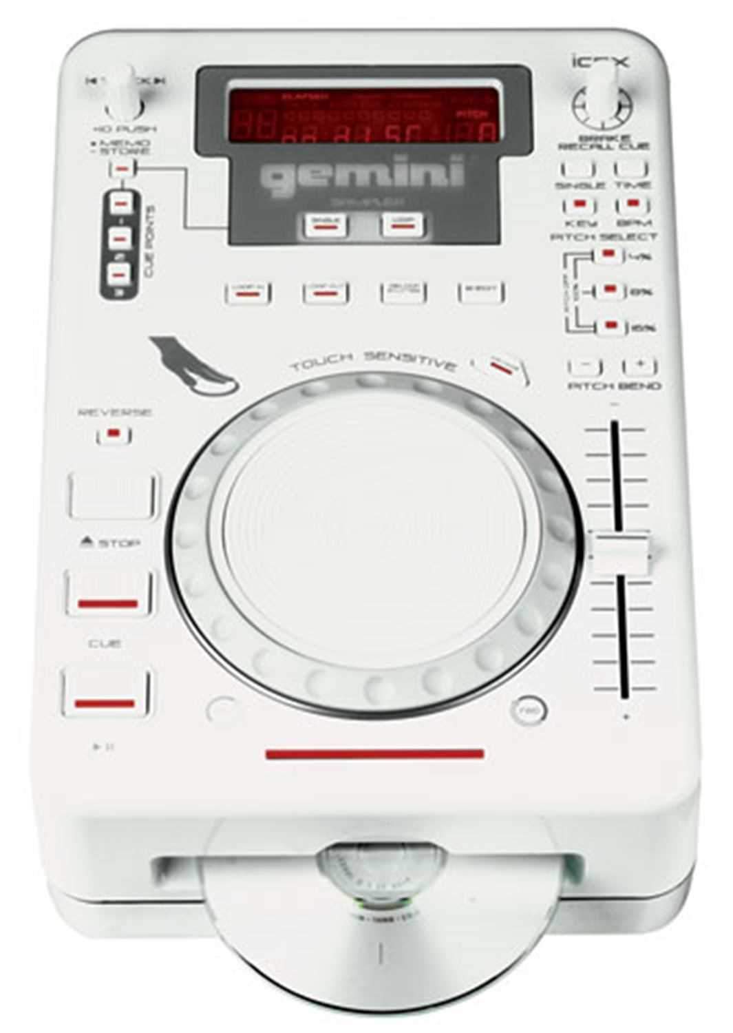 Gemini ICFX Table Top CD Player - PSSL ProSound and Stage Lighting