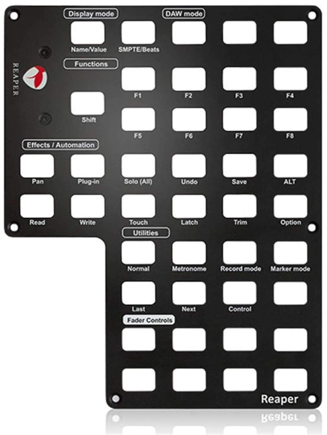 Icon ICOA-APPRR Reaper Auto-Detect Panel for Qcon Pro X - PSSL ProSound and Stage Lighting