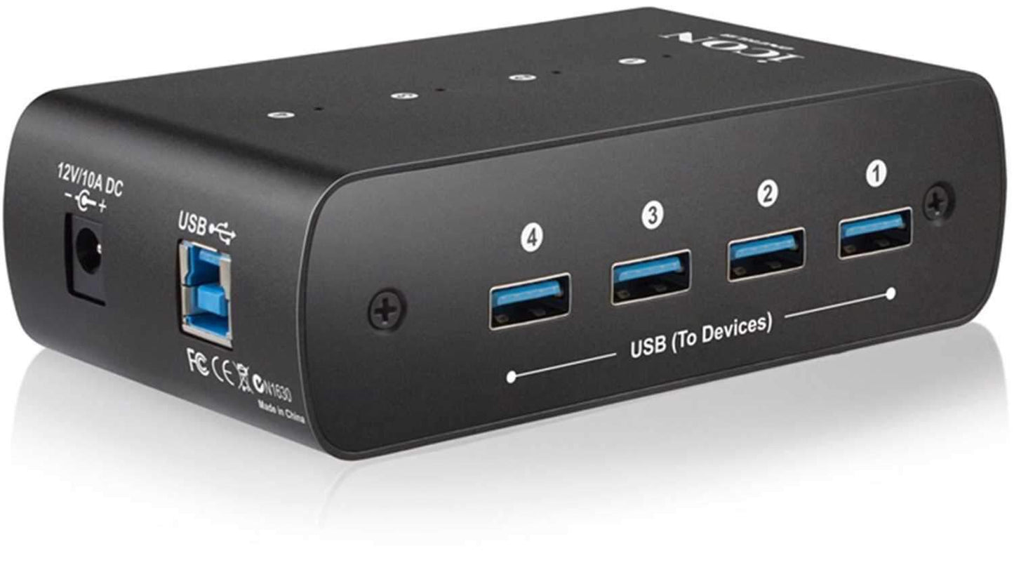 Icon OneHub Power Center 4-Port USB Hub - PSSL ProSound and Stage Lighting