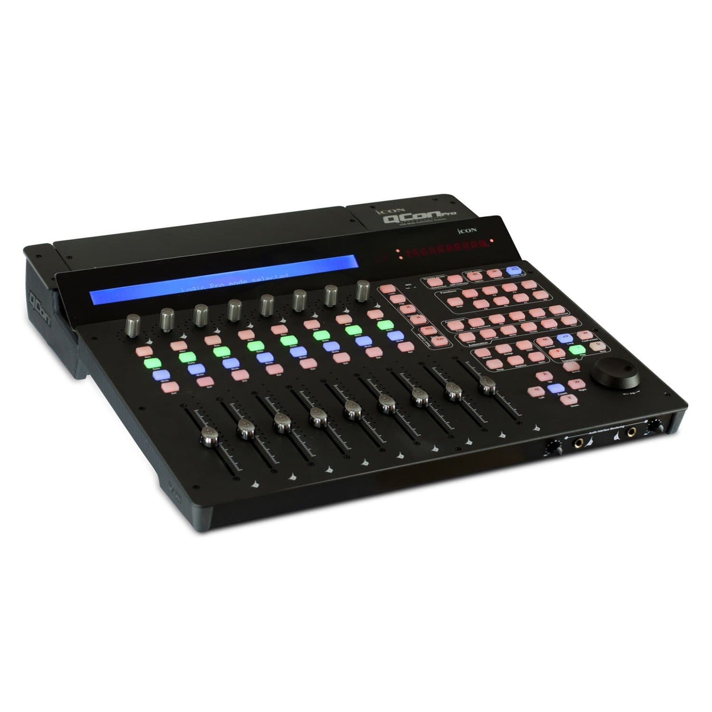 Icon Qcon Pro 8-Fader DAW Control Surface Black - PSSL ProSound and Stage Lighting