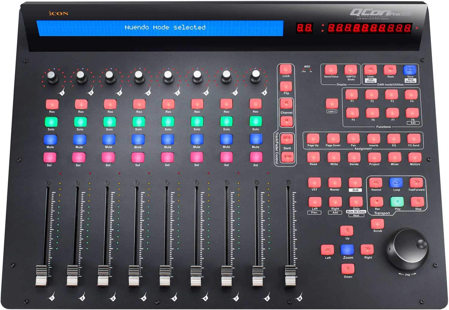 Icon Pro Audio QCon Pro G2 DAW Control Surface - PSSL ProSound and Stage Lighting
