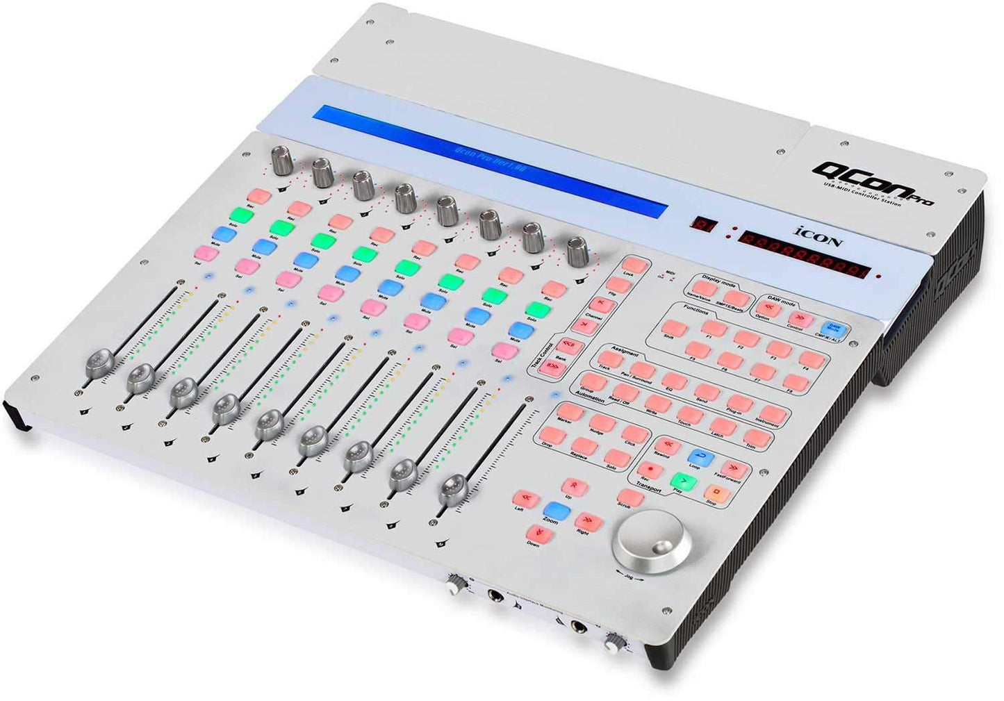 Icon Qcon Pro 8-fader DAW Control Surface - PSSL ProSound and Stage Lighting