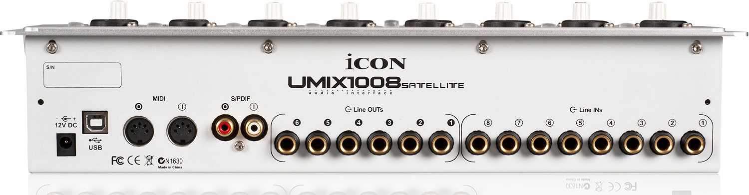 Icon Umix1008 Satellite QCon Pro Audio Interface - PSSL ProSound and Stage Lighting