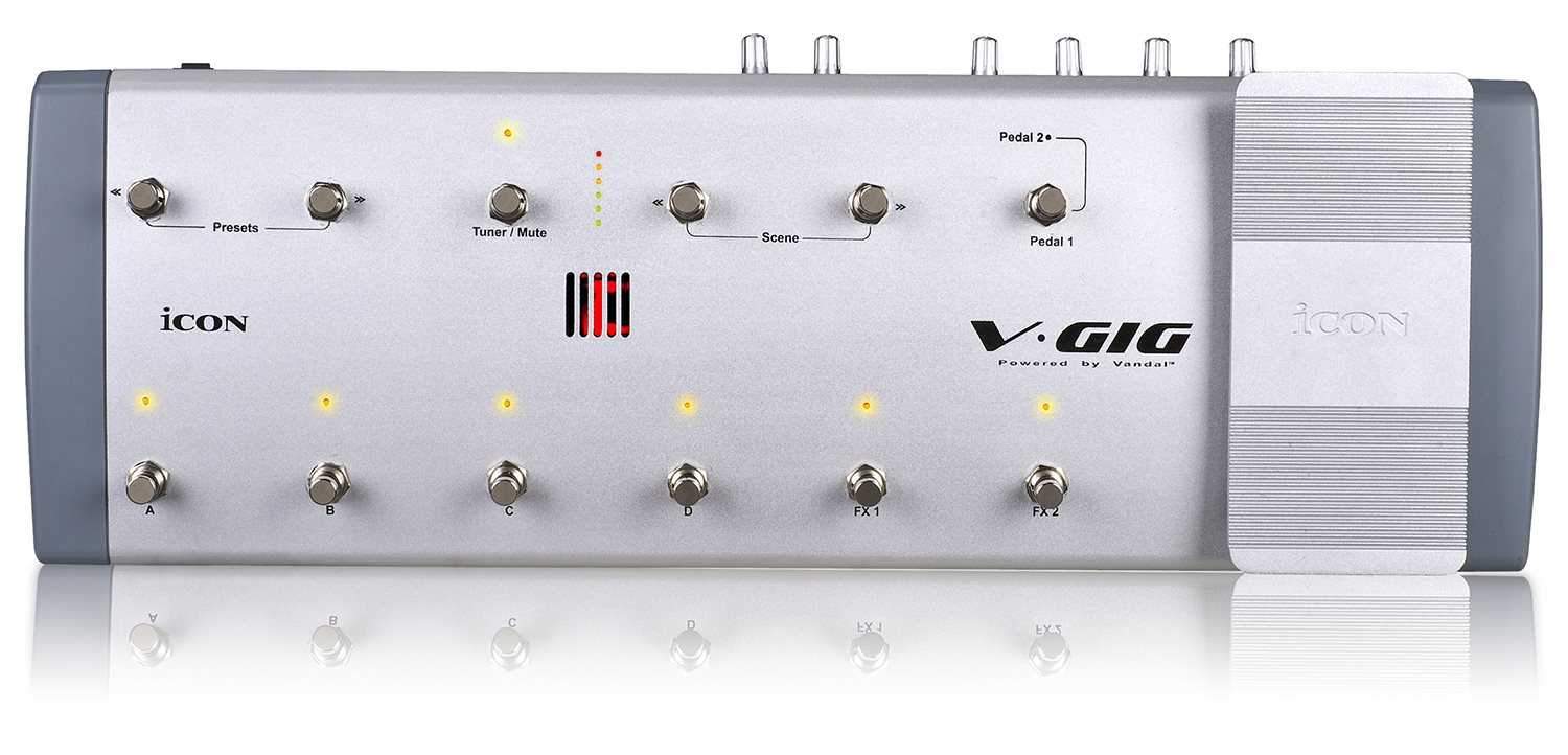 Icon V-GIG USB Guitar Effector Pedal - PSSL ProSound and Stage Lighting