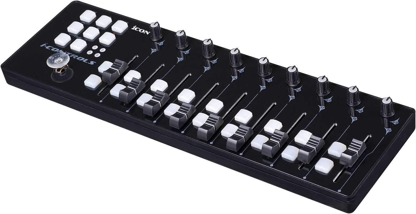 Icon i-Controls Portable 9-Fader MIDI Controller
