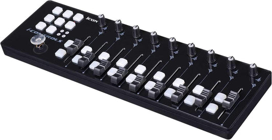 Icon i-Controls Portable 9-Fader MIDI Controller - PSSL ProSound and Stage Lighting