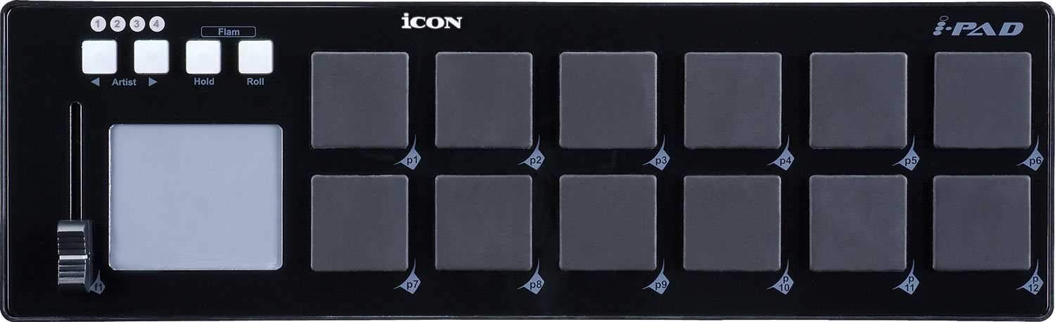 Icon i-Pad Portable 12-Pad MIDI Controller - PSSL ProSound and Stage Lighting