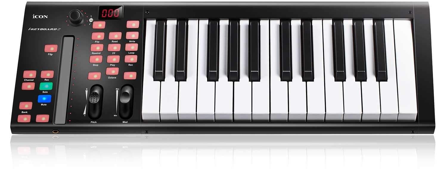 Icon iKeyboard 3X 25-Key USB Keyboard Controller - PSSL ProSound and Stage Lighting