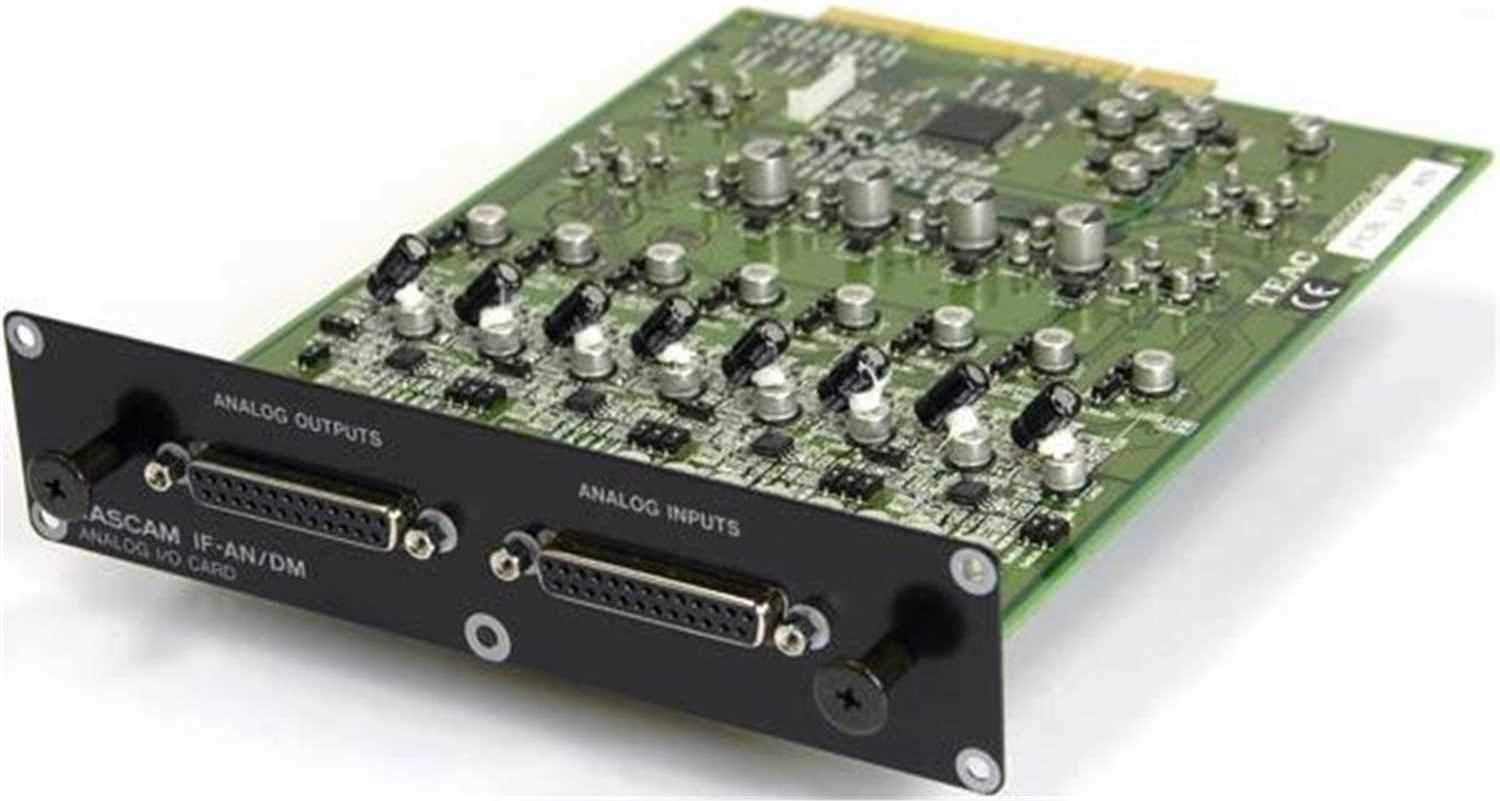 Tascam IFANDM Analog Card For DM Series - PSSL ProSound and Stage Lighting