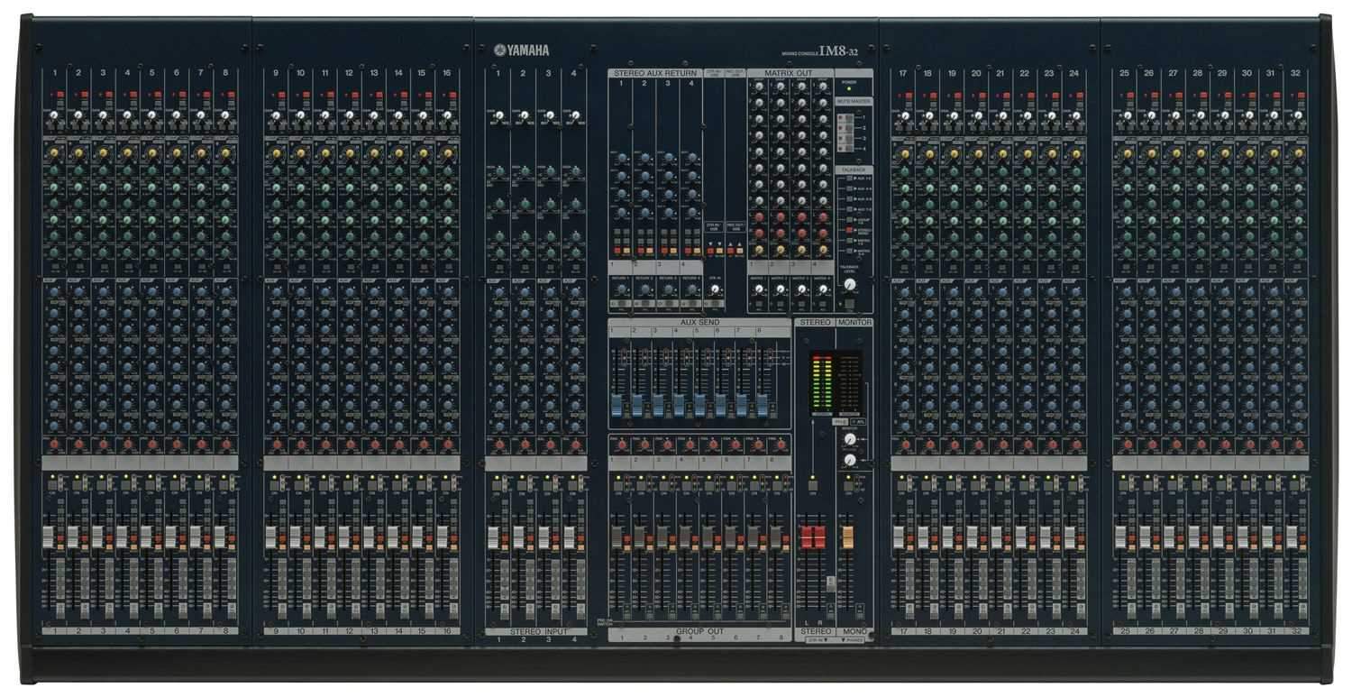 Yamaha IM8-32K 32 Channel Live Sound Mixer - PSSL ProSound and Stage Lighting
