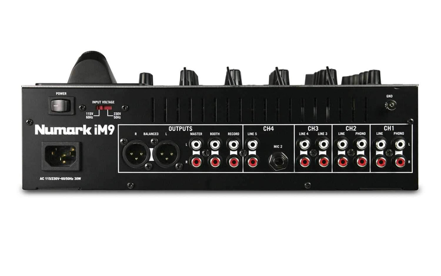 Numark IM9 4 Channel DJ Mixer With iDock FX & More - PSSL ProSound and Stage Lighting