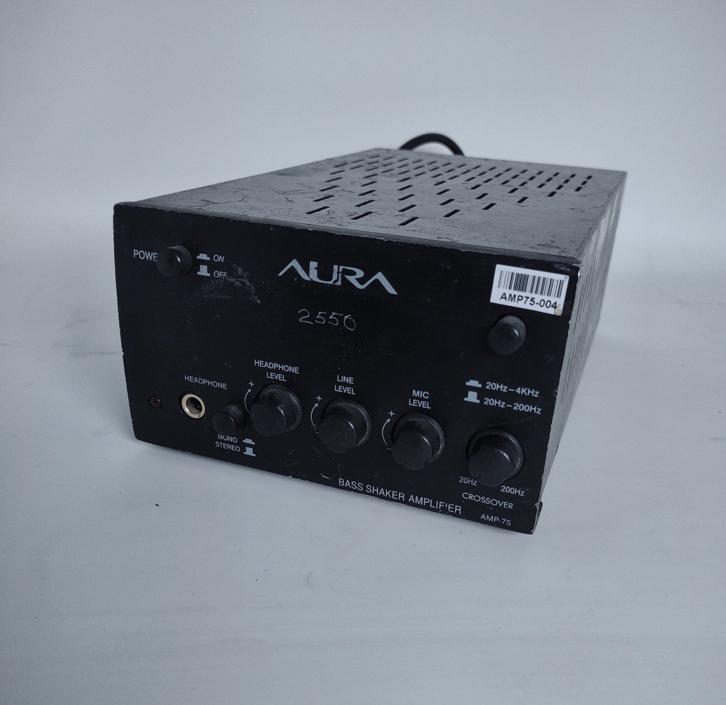 Aura AMP-75Single-Channel Audio Amplifier for Shaker [75W] - PSSL ProSound and Stage Lighting