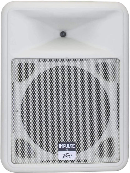 Peavey Impulse 1012 White Weather-Resistant 12-Inch Passive Speaker - PSSL ProSound and Stage Lighting