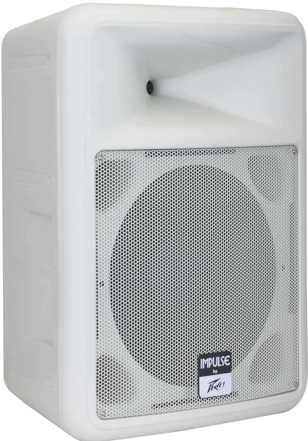 Peavey Impulse 1012 White Weather-Resistant 12-Inch Passive Speaker - PSSL ProSound and Stage Lighting