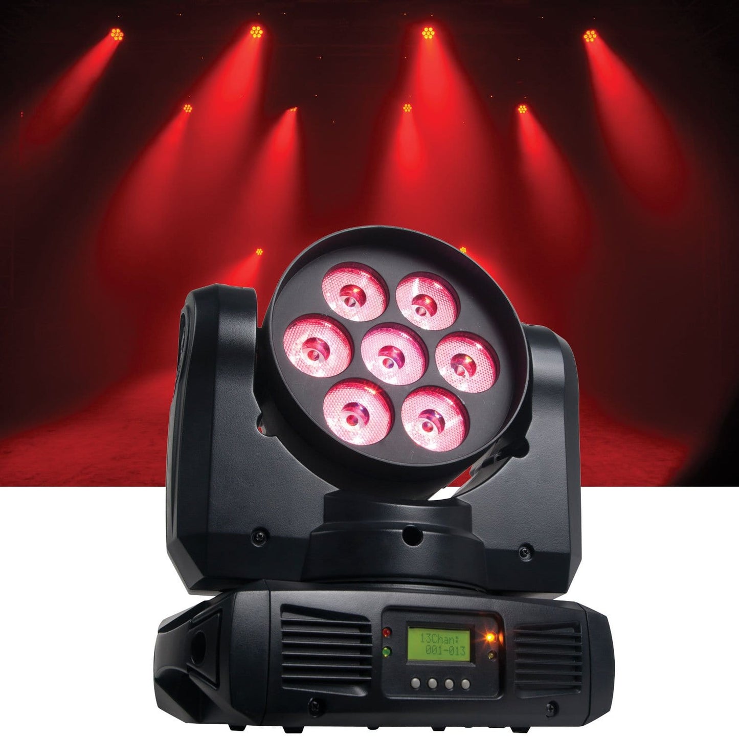 American DJ Inno Color Beam Quad 7 Moving Head - PSSL ProSound and Stage Lighting