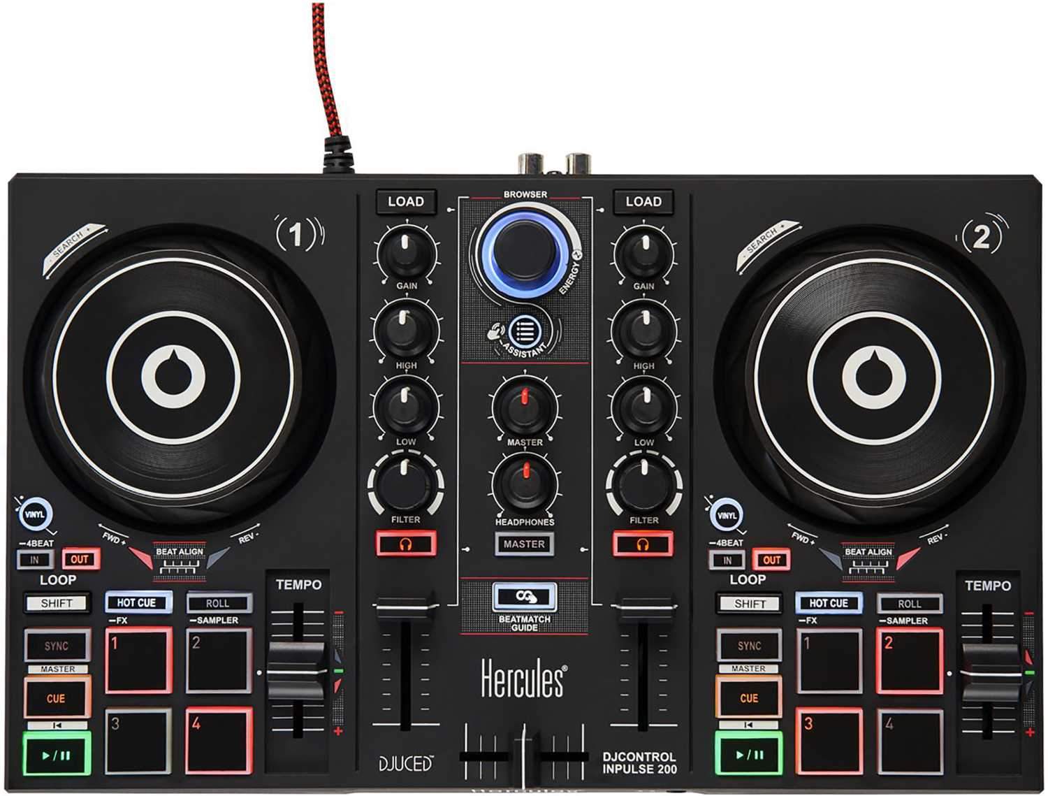 Hercules DJ Control Inpulse 200 Controller - PSSL ProSound and Stage Lighting