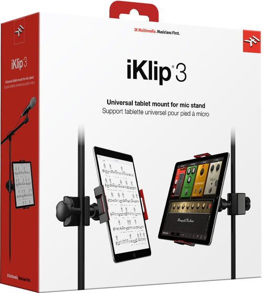Ik Multimedia Iklip 3 Ipad Music Stand Mount - PSSL ProSound and Stage Lighting
