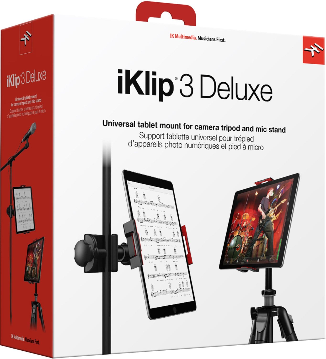 Ik Multimedia Iklip 3 Deluxe Mic & Camera Tripod - PSSL ProSound and Stage Lighting