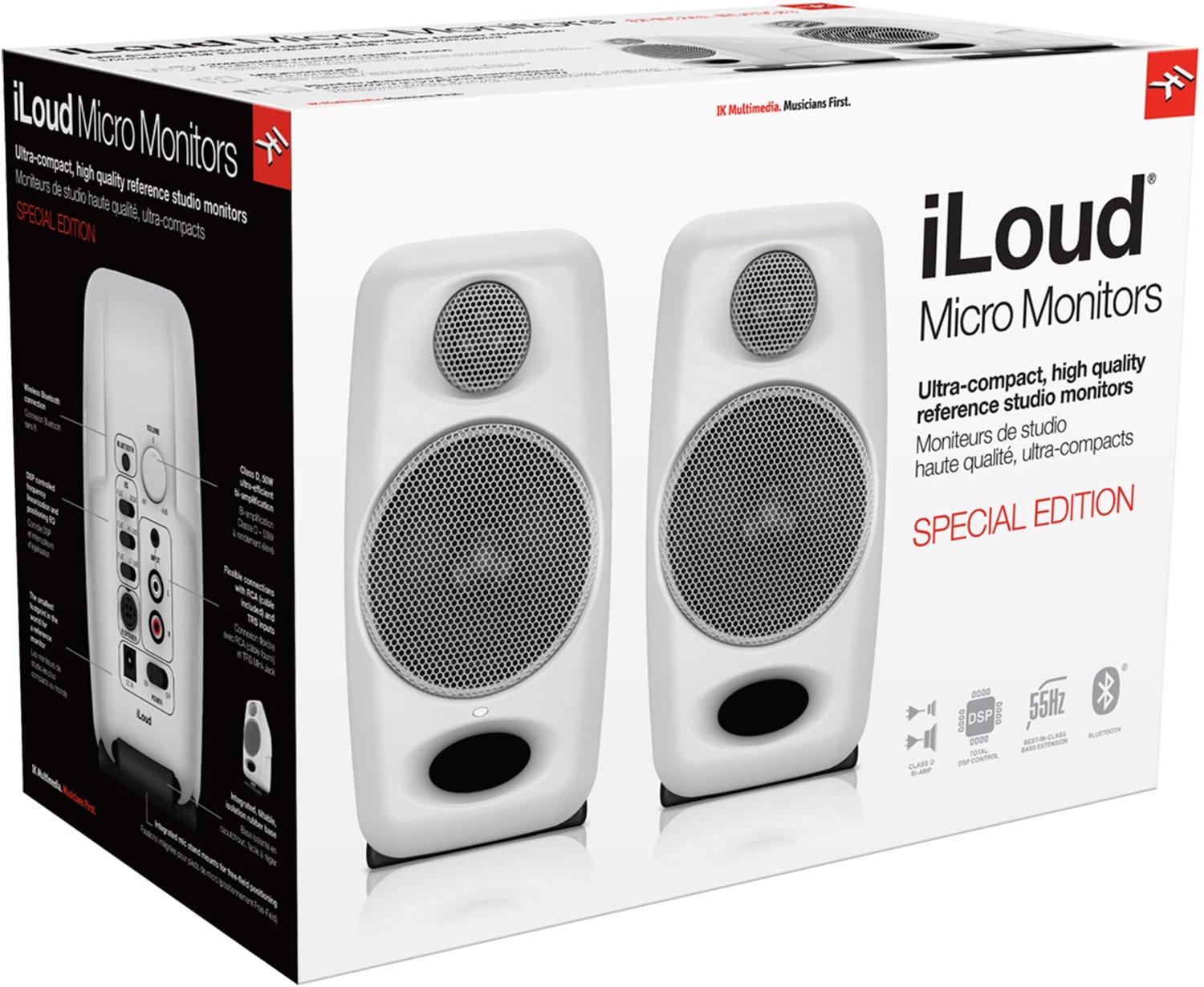 Ik Multimedia iLoud Micro Monitors Studio Monitors (White)