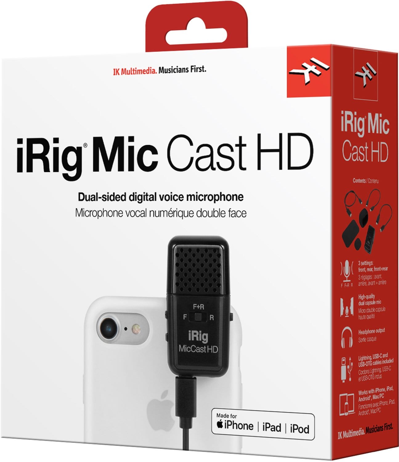 Ik Multimedia Irig Mic Cast HD Podcasting Mic - PSSL ProSound and Stage Lighting