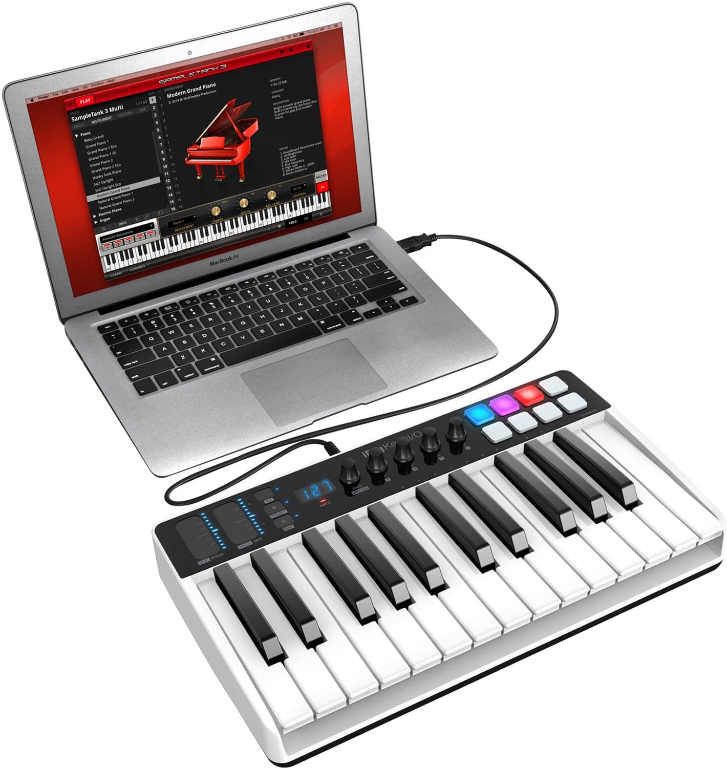 Ik Multimedia Irig Keys I/O 25 25-Key Keyboard/Int - PSSL ProSound and Stage Lighting