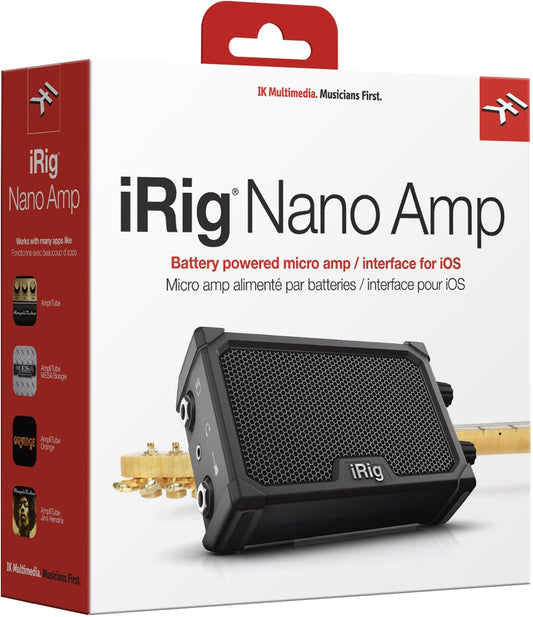 Ik Multimedia Irig Nano Amp 3W Pocket Amp - PSSL ProSound and Stage Lighting