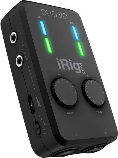 Ik Multimedia Irig Pro Duo I/O 2Ch Audio Interface - PSSL ProSound and Stage Lighting