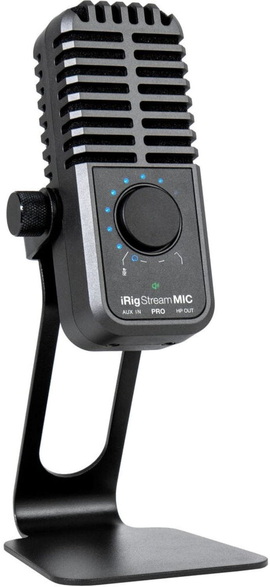 IK Multimedia IP-IRIG-STRMMICPRO-IN iRig Stream Mic Pro Audio Interface with Integrated Microphone - PSSL ProSound and Stage Lighting
