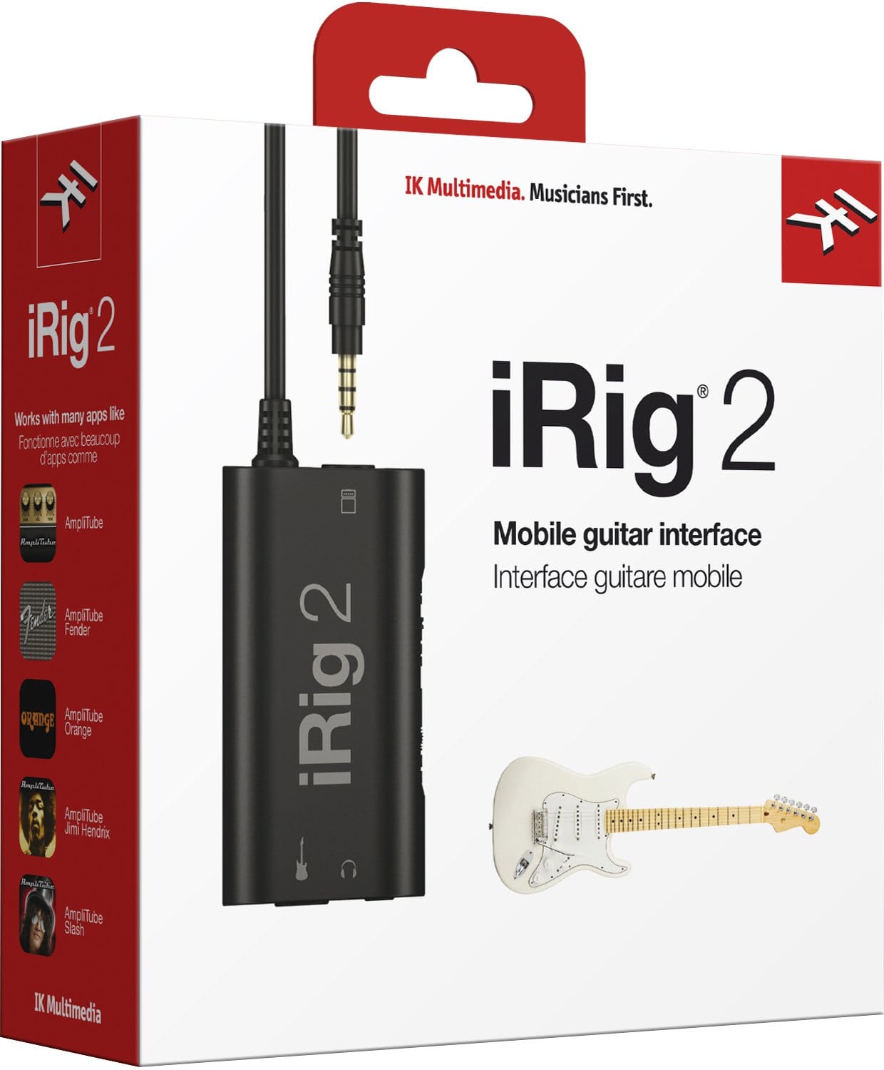 Ik Multimedia Irig 2 Guitar Interface For Phones - PSSL ProSound and Stage Lighting