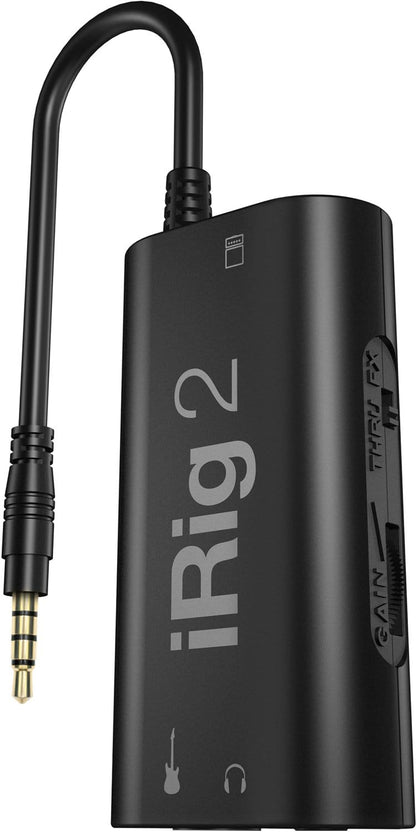Ik Multimedia Irig 2 Guitar Interface For Phones - PSSL ProSound and Stage Lighting