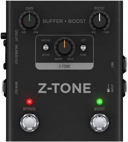 Ik Multimedia Z-Tone Buffer Boost Preamp/DI Pedal - PSSL ProSound and Stage Lighting