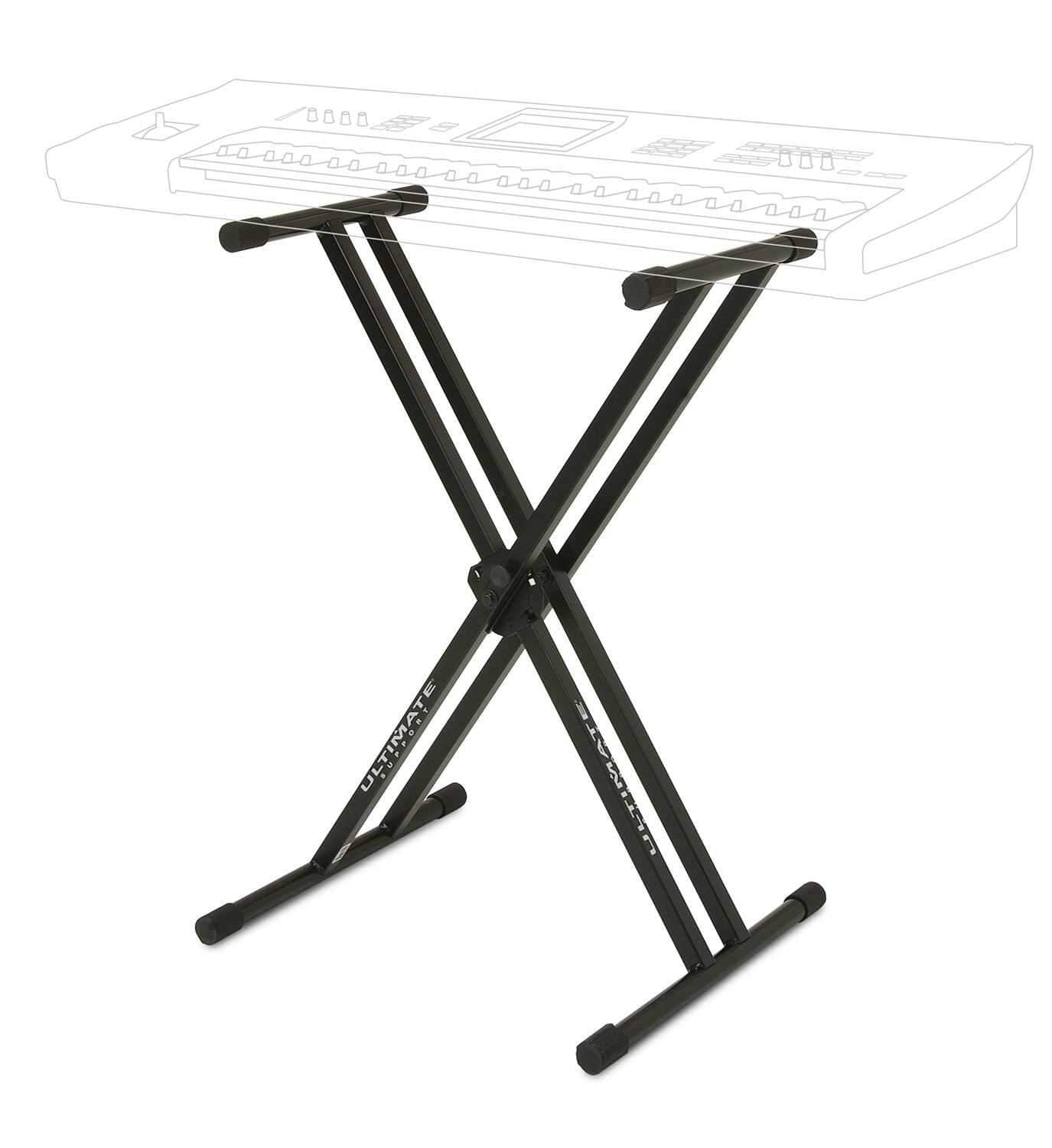 Ultimate IQ2000 Pro Double Brace Keyboard X Stand - PSSL ProSound and Stage Lighting
