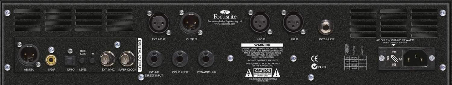 Focusrite ISA-220 Session Pack Channel Strip - PSSL ProSound and Stage Lighting