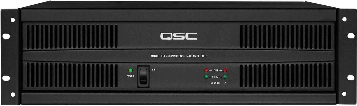 QSC ISA750 450W 8 Ohms Power Amplifier - PSSL ProSound and Stage Lighting