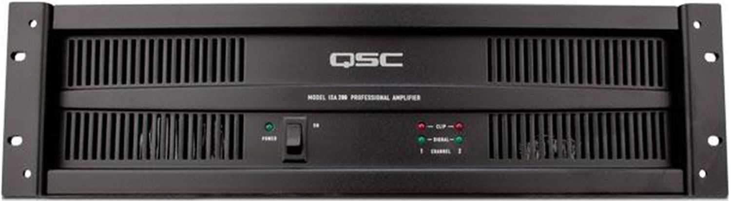 QSC ISA280 2 Channel 280 Watt Power Amplifier - PSSL ProSound and Stage Lighting