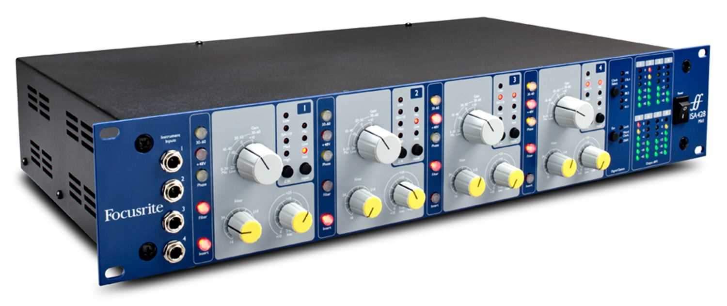 Focusrite ISA428MKII 4 Channel Pro Mic Pre Amp - PSSL ProSound and Stage Lighting