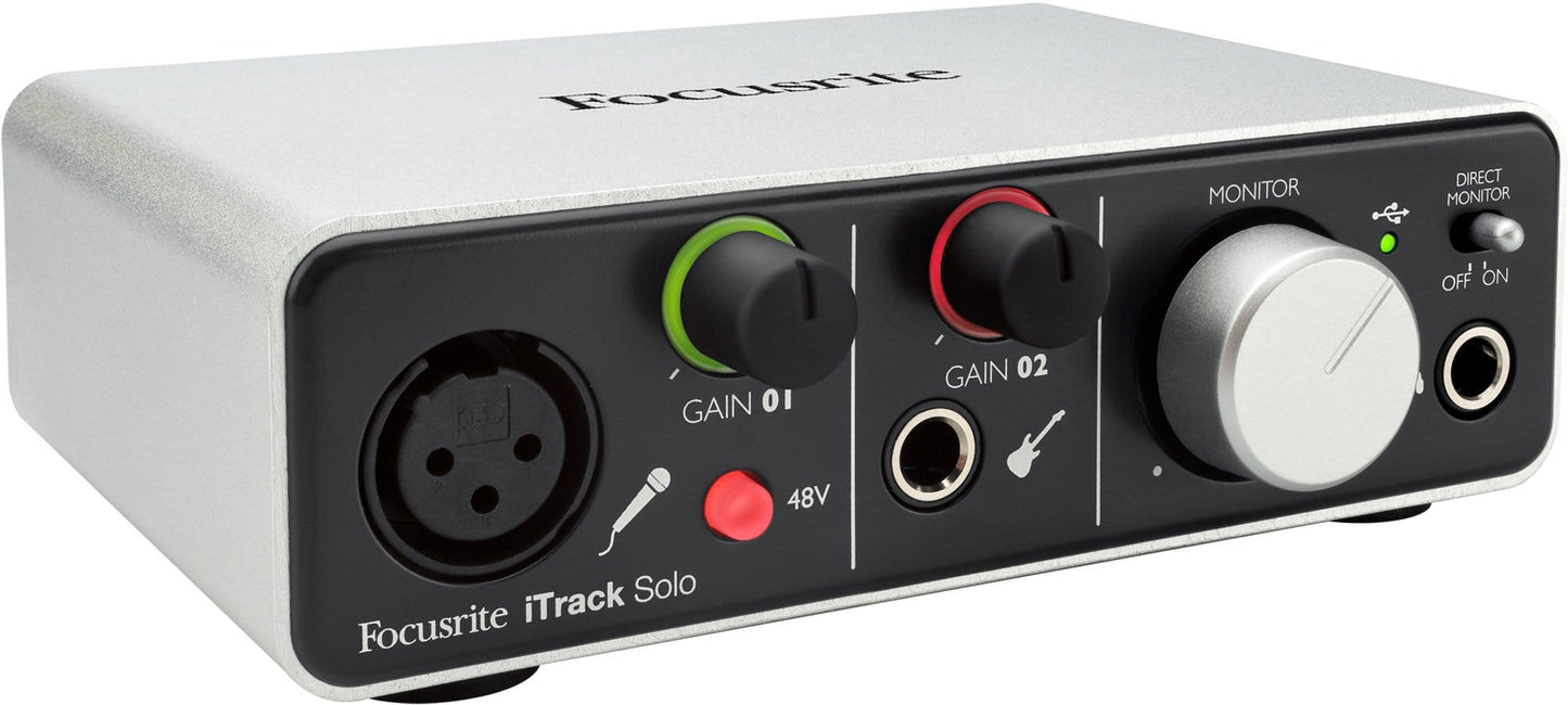 Focusrite iTrack Solo Lightning Audio Interface - PSSL ProSound and Stage Lighting