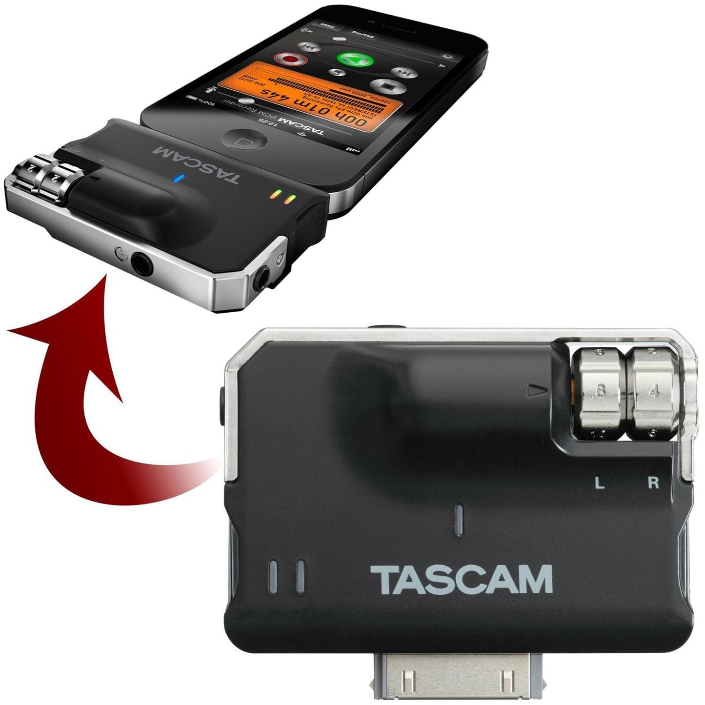 Tascam IXJ2 Mic/Line Preamplifier for iOS Devices - PSSL ProSound and Stage Lighting