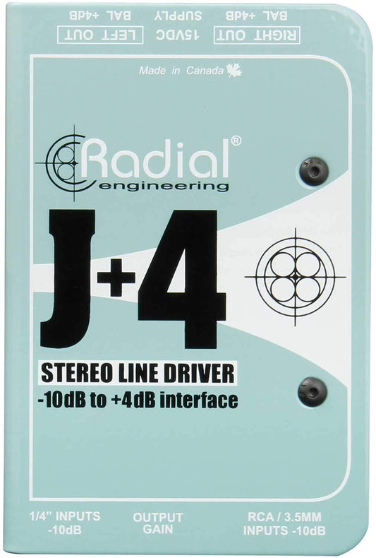 Radial J-4 Active Stereo Line Driver - PSSL ProSound and Stage Lighting