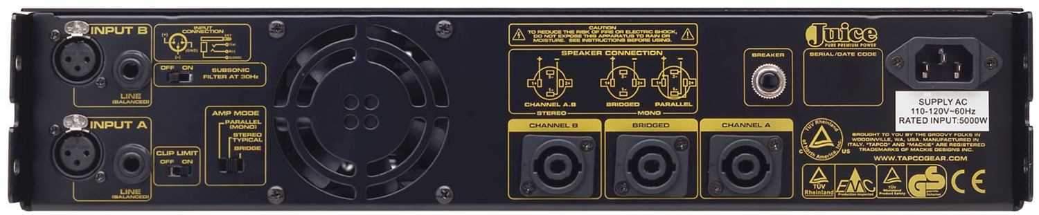 Tapco J2500 Power Amp 575W @ 8 Ohms - PSSL ProSound and Stage Lighting