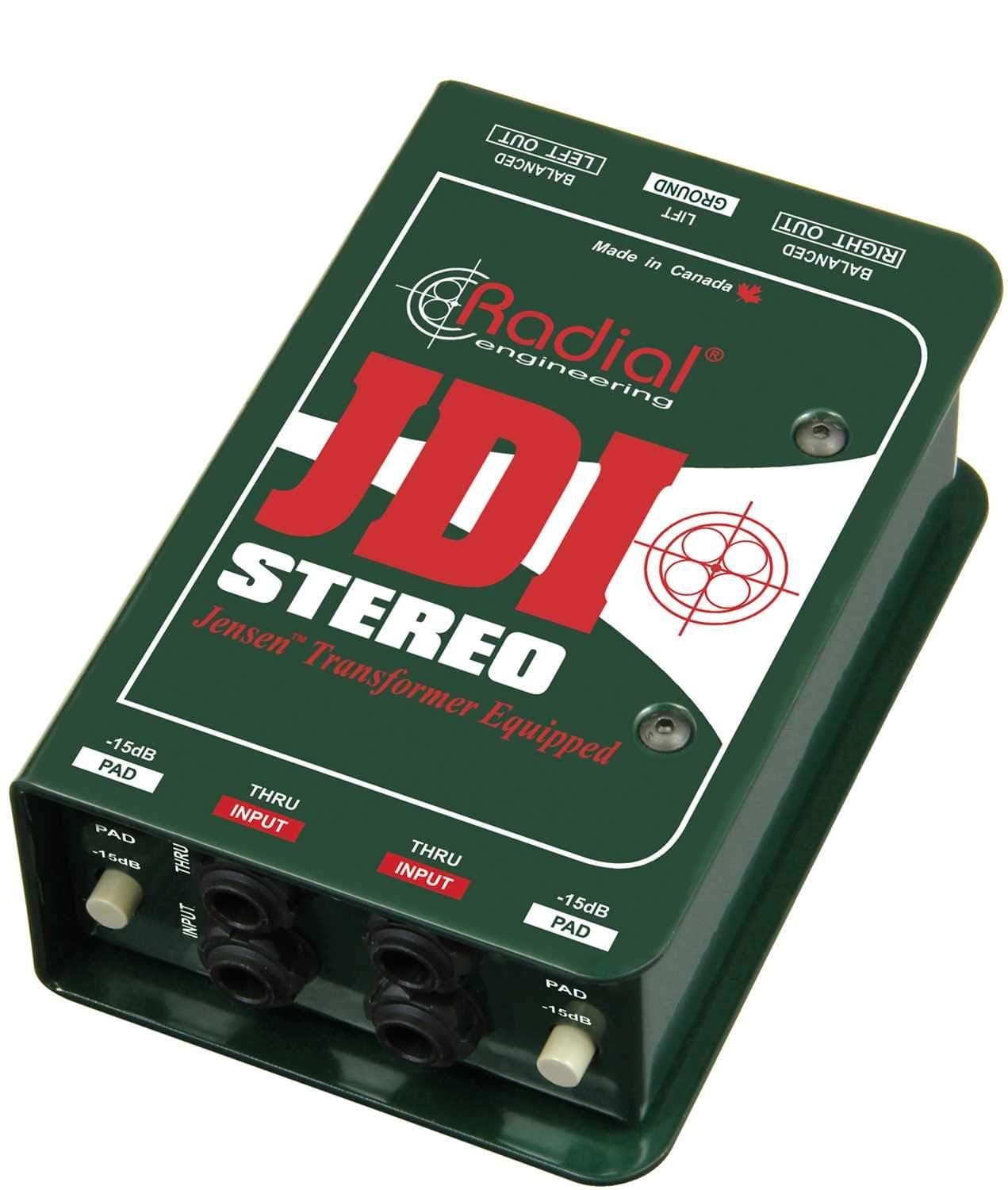 Radial JDI Stereo 2-Channel Passive Direct Box - PSSL ProSound and Stage Lighting