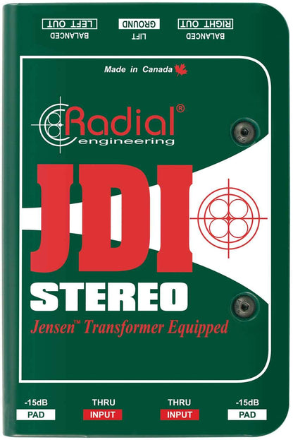 Radial JDI Stereo 2-Channel Passive Direct Box - PSSL ProSound and Stage Lighting
