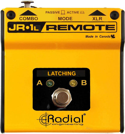 Radial JR1-L Latching Footswitch - PSSL ProSound and Stage Lighting