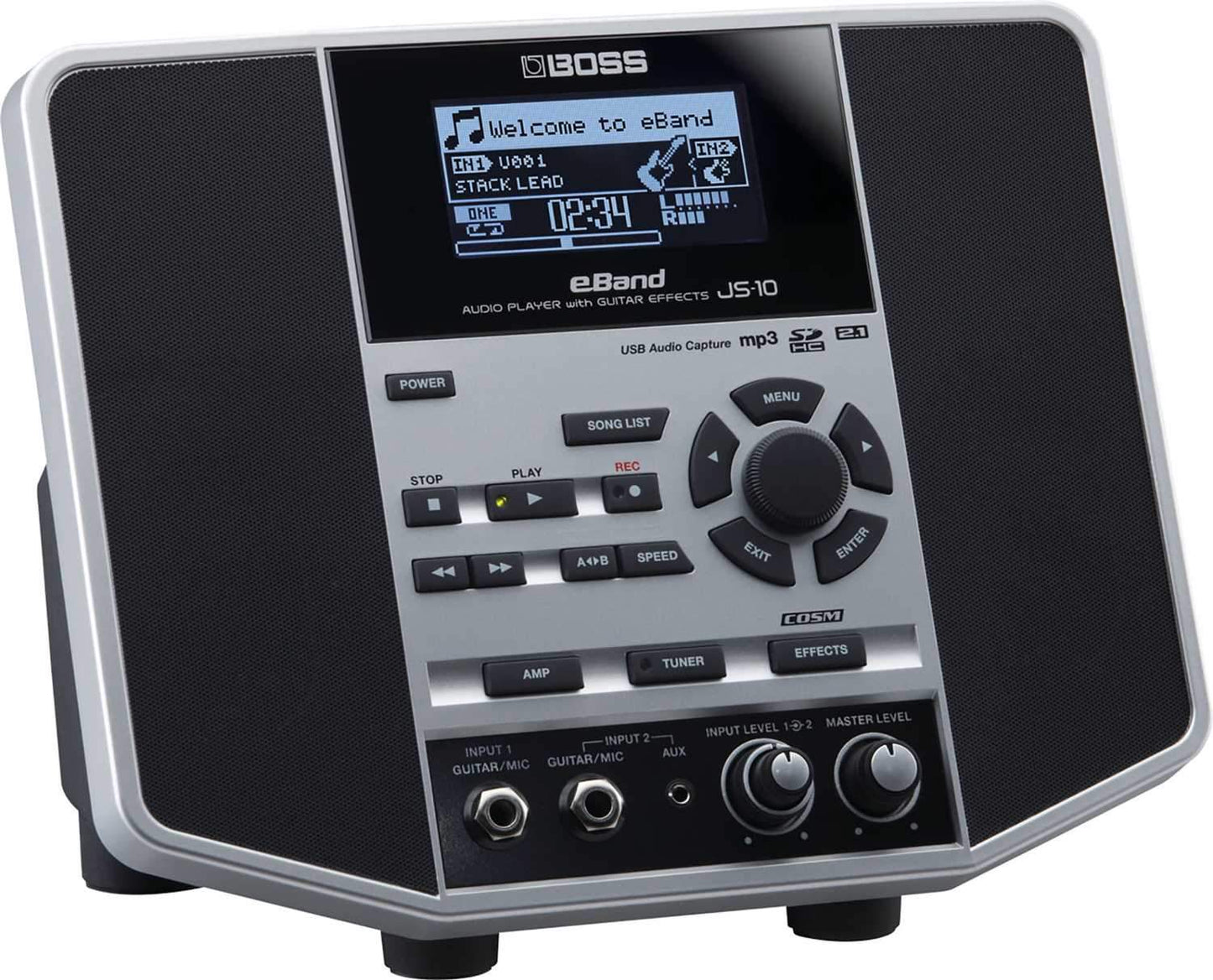 Boss JS-10 eBand Audio Player & Trainer for guitar - PSSL ProSound and Stage Lighting